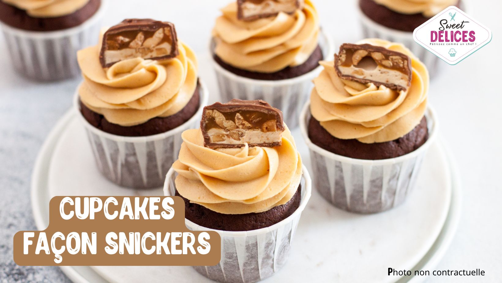 Mes Cup cakes snickers (Kids dès 5 ans)